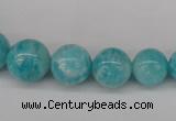 CAM1051 15.5 inches 6mm - 14mm round peru amazonite beads