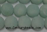 CAM1112 15.5 inches 8mm round matte amazonite beads wholesale