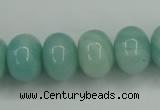 CAM127 15.5 inches 12*16mm rondelle amazonite gemstone beads