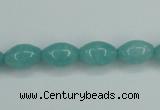CAM129 15.5 inches 8*12mm rice amazonite gemstone beads wholesale