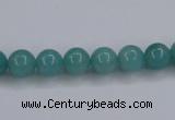 CAM135 15.5 inches 8mm round amazonite gemstone beads wholesale