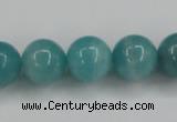 CAM138 15.5 inches 14mm round amazonite gemstone beads wholesale