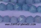 CAM1417 15.5 inches 8mm faceted nuggets Chinese amazonite beads