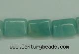 CAM150 15.5 inches 12*16mm rectangle amazonite gemstone beads