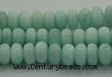 CAM1531 15.5 inches 4*6mm rondelle natural peru amazonite beads