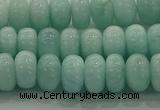 CAM1532 15.5 inches 5*8mm rondelle natural peru amazonite beads