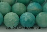 CAM1566 15.5 inches 16mm faceted round Russian amazonite beads