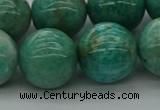 CAM1577 15.5 inches 18mm round Russian amazonite beads wholesale