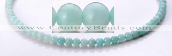 CAM16 16 inches round 6mm natural amazonite beads Wholesale