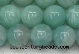 CAM1687 15.5 inches 8mm round natural amazonite beads wholesale