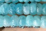 CAM1710 15.5 inches 4*7mm rondelle natural amazonite beads