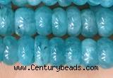 CAM1713 15.5 inches 4*6mm rondelle natural amazonite beads