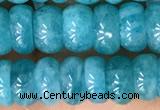 CAM1714 15.5 inches 3*7mm - 4*8mm rondelle natural amazonite beads