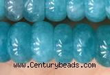 CAM1715 15.5 inches 5*9mm - 5*10mm rondelle natural amazonite beads