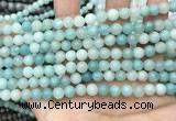 CAM1731 15.5 inches 6mm round amazonite gemstone beads