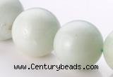 CAM23 15.5 inches natural amazonite round 20mm beads Wholesale