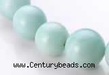 CAM24 17 inches different sizes round natural amazonite beads