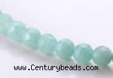 CAM26 faceted round 6mm natural amazonite stone beads wholesale