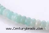 CAM31 4*6mm rondelle natural amazonite gemstone beads Wholesale