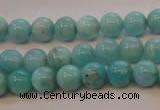 CAM352 15.5 inches 8mm round natural peru amazonite beads wholesale