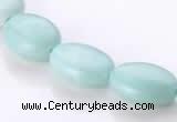 CAM40 natural amazonite flat oval 12*16mm beads Wholesale