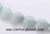 CAM44 8*10mm natural amazonite flat teardrop beads Wholesale