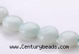 CAM57 10mm coin natural amazonite gemstone beads Wholesale