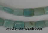 CAM628 15.5 inches 8*10mm rectangle Chinese amazonite gemstone beads