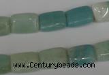 CAM629 15.5 inches 10*14mm rectangle Chinese amazonite gemstone beads