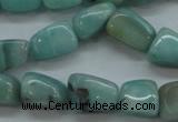 CAM658 15.5 inches 10*14mm nuggets amazonite gemstone beads