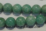 CAM805 15.5 inches 12mm round Brazilian amazonite beads wholesale