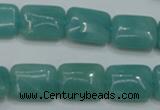 CAM933 15.5 inches 12*16mm rectangle amazonite gemstone beads