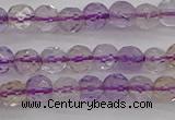 CAN105 15.5 inches 3.5mm faceted round ametrine gemstone beads