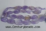 CAN175 20*30mm - 25*35mm twisted & faceted freeform ametrine beads