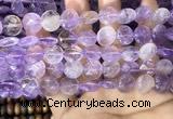 CAN233 15.5 inches 12mm faceted coin ametrine beads wholesale