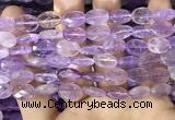 CAN236 15.5 inches 10*14mm faceted oval ametrine beads wholesale