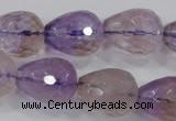 CAN25 15.5 inches 15*20mm faceted teardrop natural ametrine beads