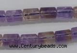 CAN27 15.5 inches 8*12mm column natural ametrine gemstone beads