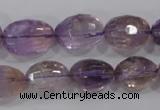 CAN28 15.5 inches 12*16mm faceted nugget natural ametrine beads