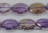 CAN33 15.5 inches 13*18mm faceted oval natural ametrine beads