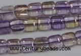 CAN36 15.5 inches 10*10mm square natural ametrine gemstone beads