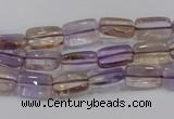 CAN37 15.5 inches 8*12mm rectangle natural ametrine gemstone beads