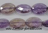 CAN56 15.5 inches 12*16mm faceted oval natural ametrine beads