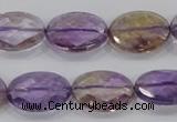 CAN57 15.5 inches 15*20mm faceted oval natural ametrine beads