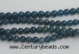 CAP201 15.5 inches 4mm round natural apatite gemstone beads