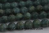 CAP500 15.5 inches 6mm round natual green apatite beads