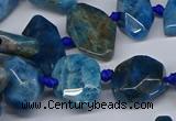 CAP535 15.5 inches 10*18mm - 16*30mm faceted freeform apatite beads