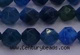 CAP572 15.5 inches 8mm faceted nuggets apatite gemstone beads