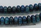 CAP58 15.5 inches 6*10mm rondelle dyed apatite gemstone beads wholesale