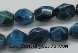 CAP61 15.5 inches 13*15mm nugget dyed apatite gemstone beads wholesale